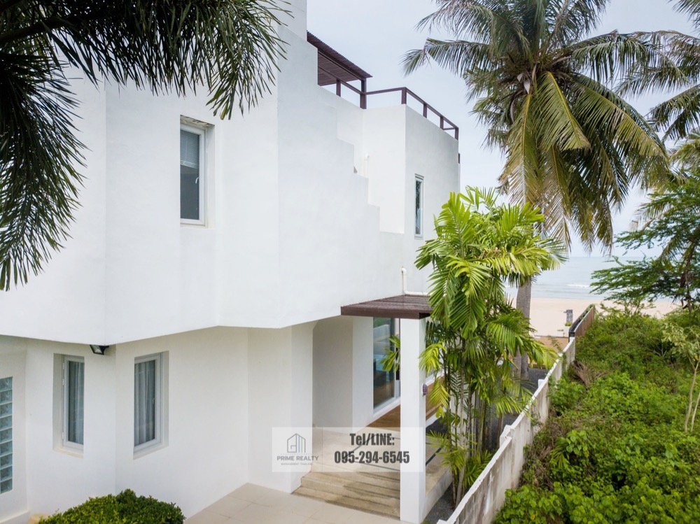 ขายบ้านหัวหิน ประจวบคีรีขันธ์ : ขายบ้านติดทะเลกุยบุรี สไตล์โมเดิร์น