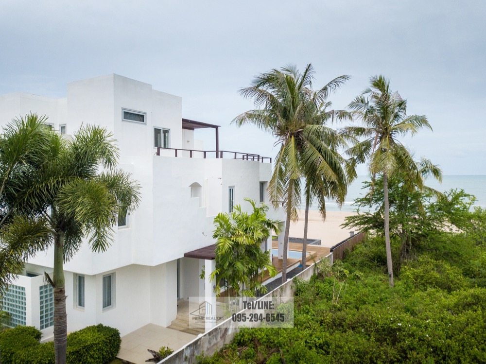 ขายบ้านหัวหิน ประจวบคีรีขันธ์ : ขายบ้านติดทะเลกุยบุรี สไตล์โมเดิร์น