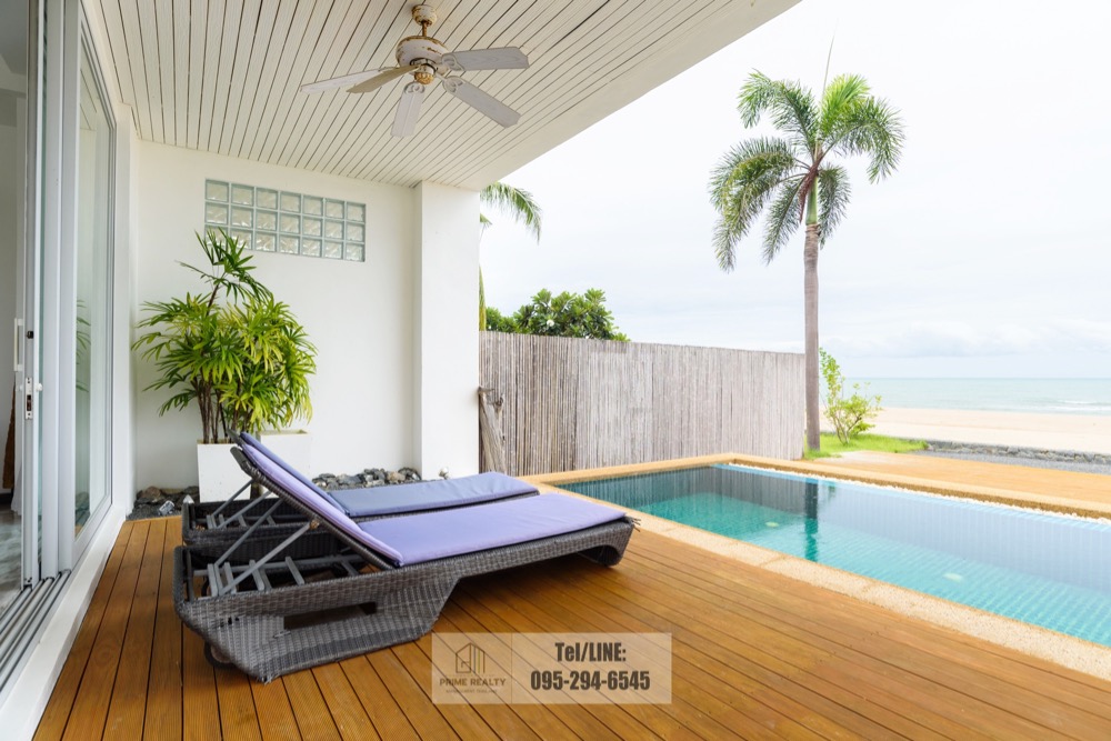 ขายบ้านหัวหิน ประจวบคีรีขันธ์ : ขายบ้านติดทะเลกุยบุรี สไตล์โมเดิร์น