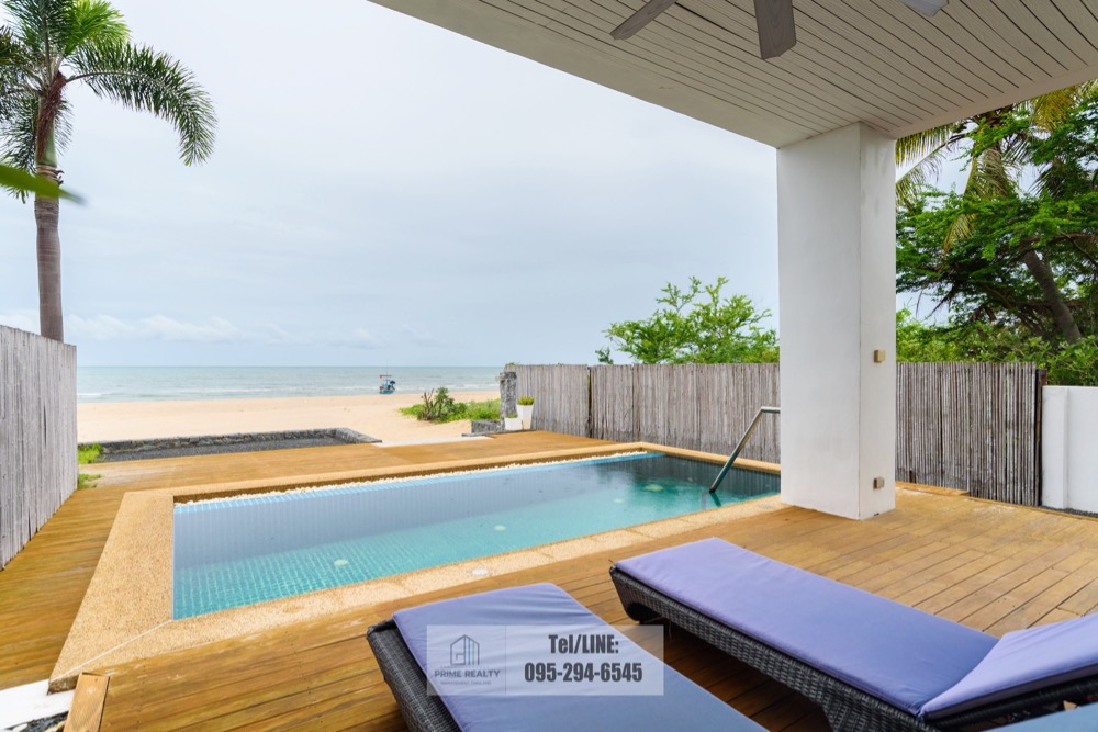 ขายบ้านหัวหิน ประจวบคีรีขันธ์ : ขายบ้านติดทะเลกุยบุรี สไตล์โมเดิร์น