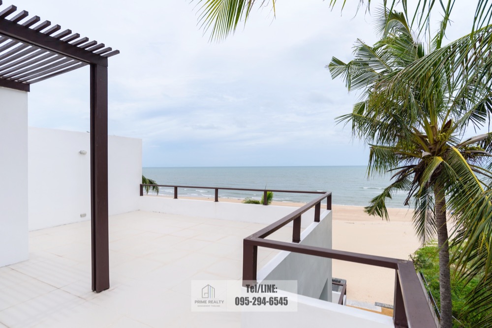 ขายบ้านหัวหิน ประจวบคีรีขันธ์ : ขายบ้านติดทะเลกุยบุรี สไตล์โมเดิร์น