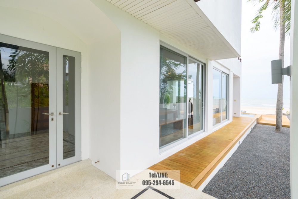 ขายบ้านหัวหิน ประจวบคีรีขันธ์ : ขายบ้านติดทะเลกุยบุรี สไตล์โมเดิร์น