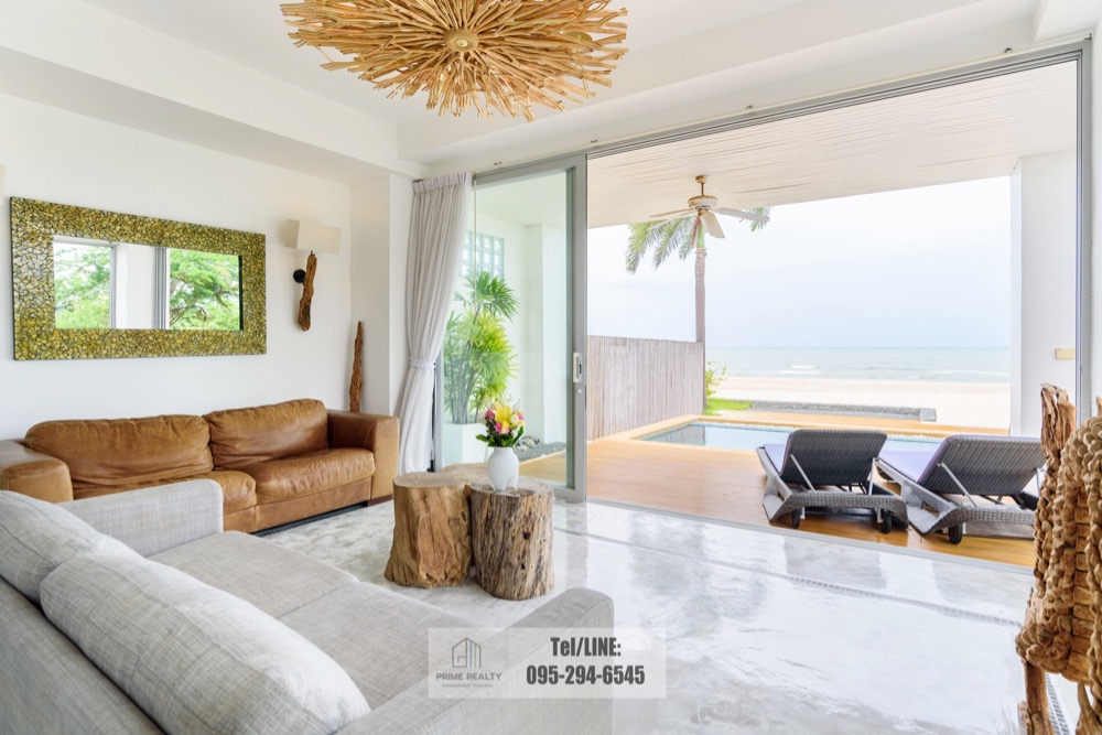 ขายบ้านหัวหิน ประจวบคีรีขันธ์ : ขายบ้านติดทะเลกุยบุรี สไตล์โมเดิร์น