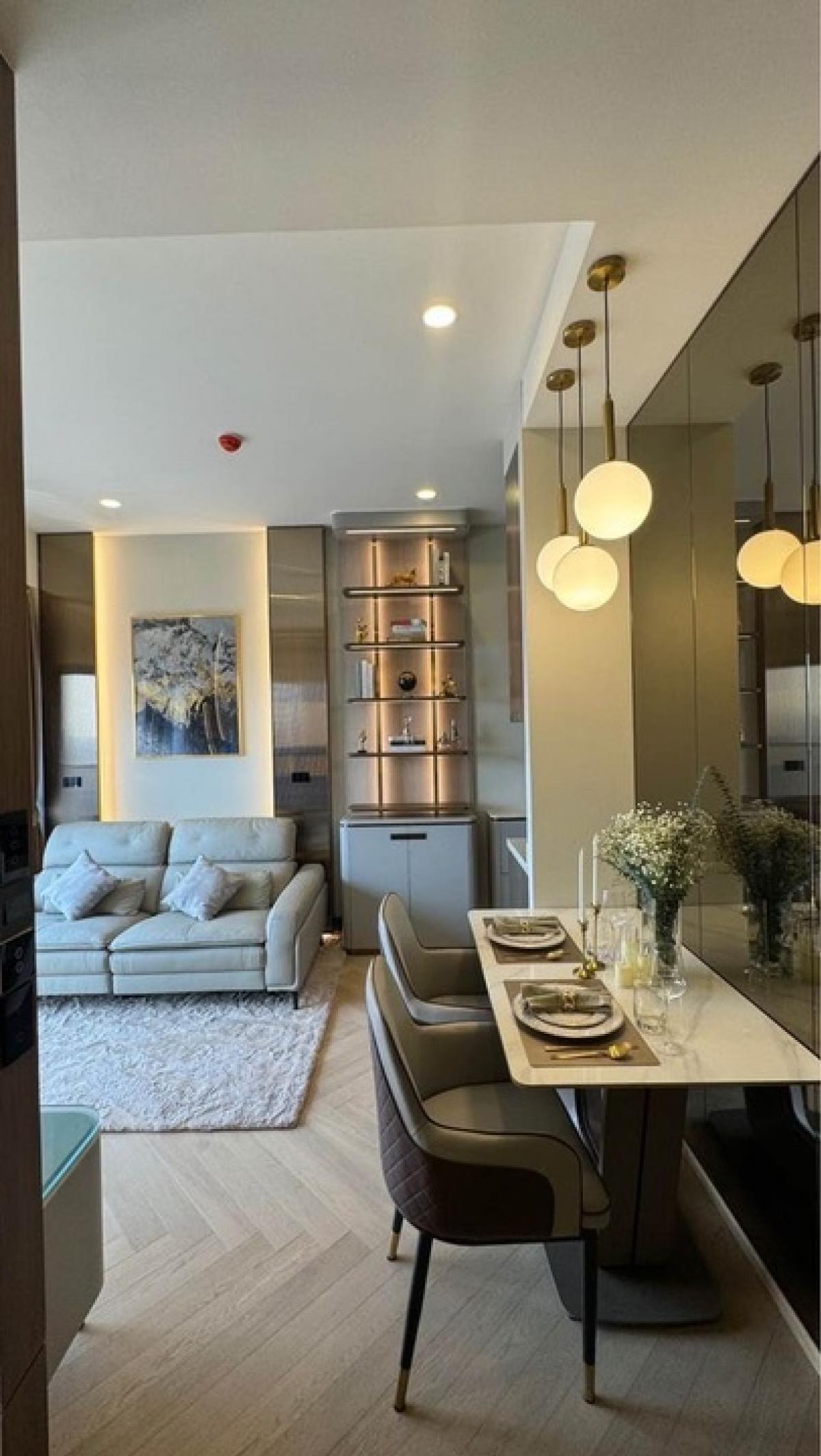 ให้เช่าคอนโดสุขุมวิท อโศก ทองหล่อ : Rental : Park Origin Thonglor , 2 Bed 1 Bath , 45 S.qm , 29th Floor