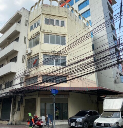 For RentShop HouseSiam Paragon ,Chulalongkorn,Samyan : Shophouse/commercial building for rent, 4 floors, parking for 3-4 cars, near Yaowarat, Ratchawong River Pier, Icon Siam, Mangkorn Temple, 900 meters.