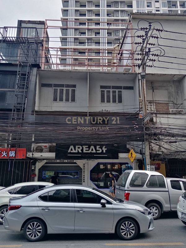 For SaleShop HouseSukhumvit, Asoke, Thonglor : Commercial building for sale, 4 floors / 2 units, the building is already interconnected, size 26 sq m/48-CB-67002