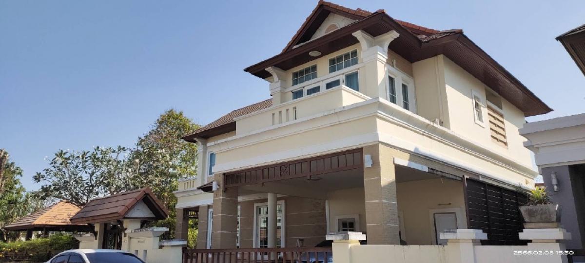 ให้เช่าบ้านสมุทรปราการ สำโรง : บ้านพิมานดา สิรีน เลขที่ 45/6 ซ.กิ่งแก้ว 11 (สนามกอล์ฟวินมิล) พื้นที่ 140 ตร.ว. 2 ชั้น 3 นอน 4 น้ำ ที่จอดรถ 2 คัน พร้อมสระว่ายน้ำ ราคาต่อรองได้