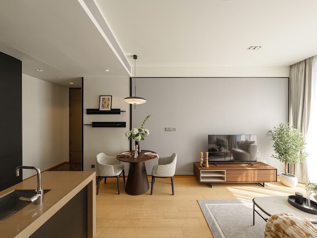 For RentCondoWitthayu, Chidlom, Langsuan, Ploenchit : for rent 1 bedroom biggest size 57sqm. fully furnished