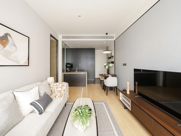 For RentCondoWitthayu, Chidlom, Langsuan, Ploenchit : for rent 1 bedroom biggest size 57sqm. fully furnished