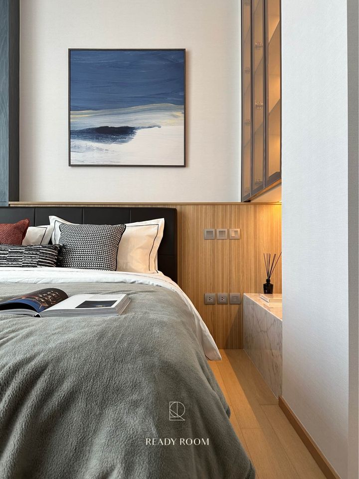 For RentCondoWitthayu, Chidlom, Langsuan, Ploenchit : 2 bedrooms, beautifully decorated, high floor, unblocked view, ready to move in.