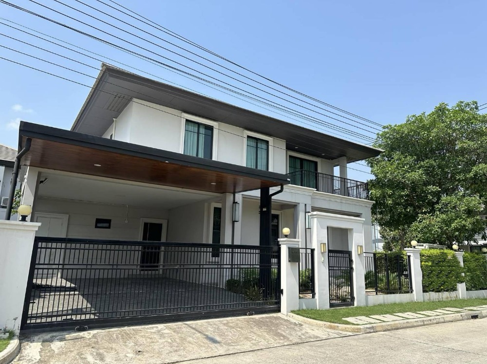 ขายบ้านพัฒนาการ ศรีนครินทร์ : ขายบ้านเดี่ยว เศรษฐสิริ พัฒนาการ 87 หลังมุมพร้อมสระว่ายน้ำ ถนนพัฒนาการ-อ่อนนุช เขตประเวศ กทม.