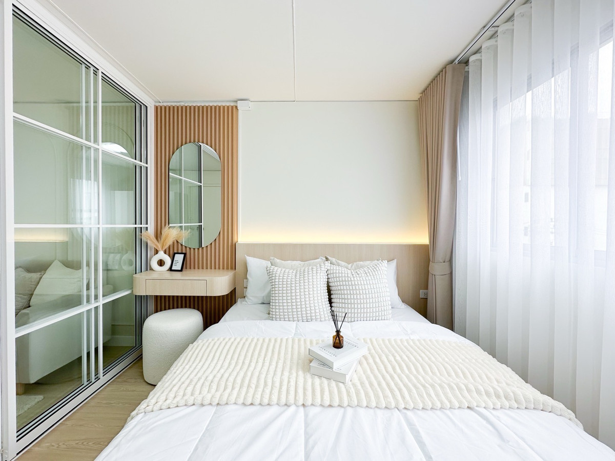 ขายคอนโดลาดพร้าว101 แฮปปี้แลนด์ : 🌈คอนโดลาดพร้าว 111 แต่งสวย เฟอร์ครบ ฟรีโอน