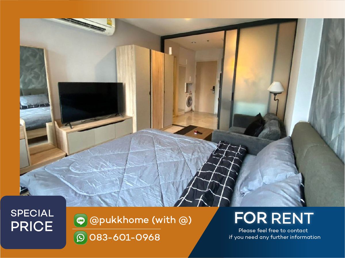 For RentCondoRama9, Petchburi, RCA : Rhythm Asoke 2 🚄 MRT Rama 9 / There are many rooms, 1 bedroom, separated rooms, update rooms every day 📞 Line:@pukkhome (with @ )