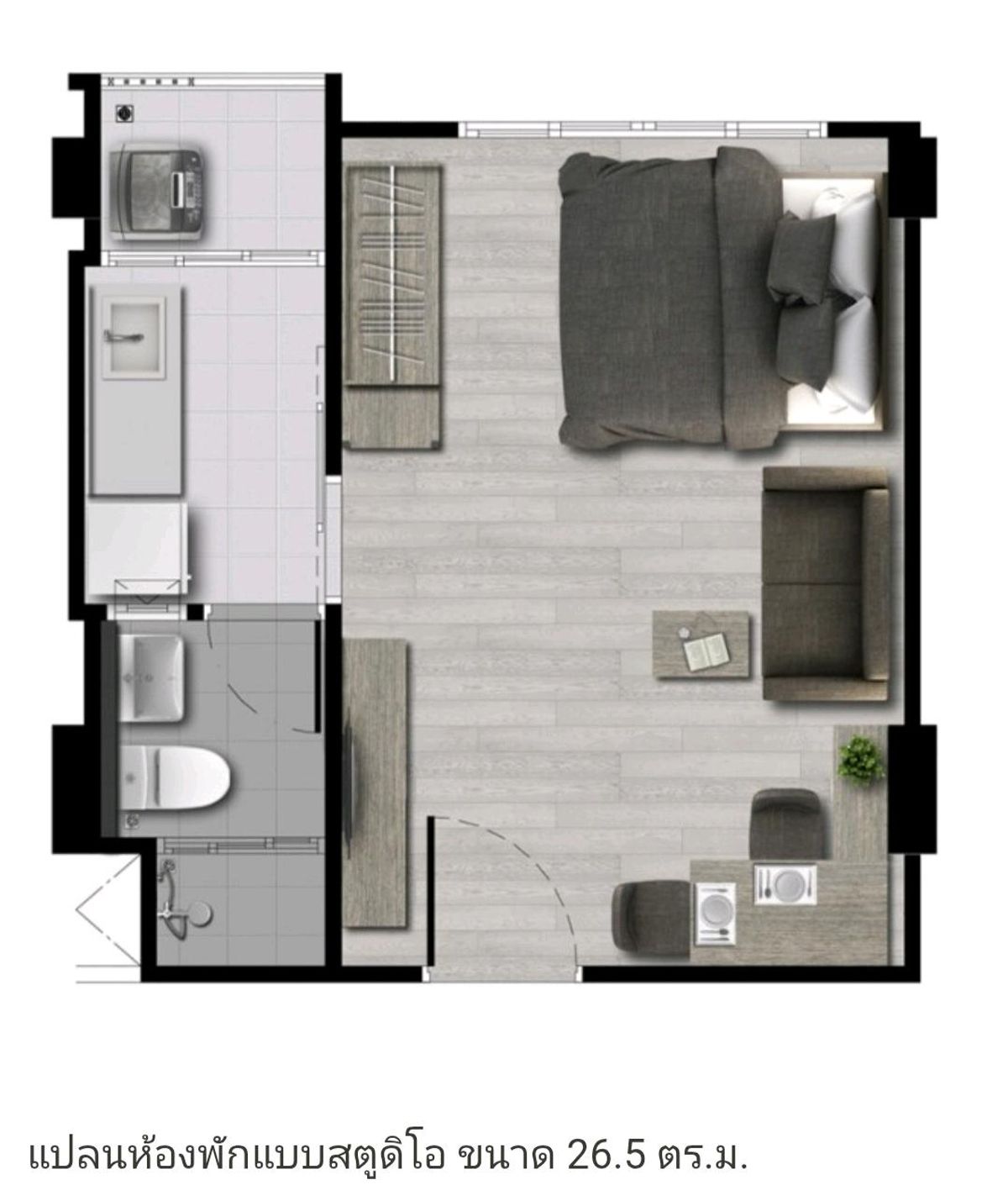 ขายคอนโดนครปฐม : ✅โฉนดลอย ว่างพร้อมโอน🔥 𝟭.𝟰𝟯 ล้านรวมโอน ⭐️ตึก  𝗖  ชั้น 𝟮  📌ห้องสุดท้ายแล้วค่ะ