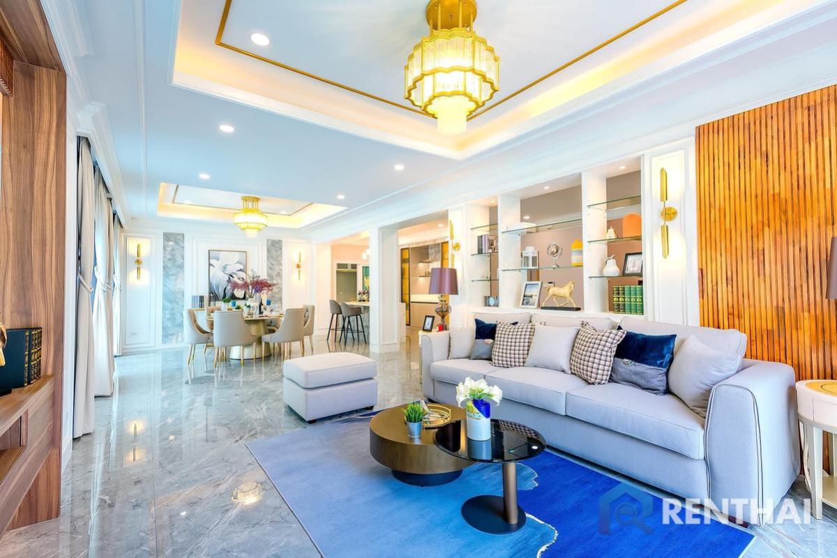 For SaleHousePattaya, Bangsaen, Chonburi : Ready to move in! 5 beds 6 baths luxury villa in Pattaya