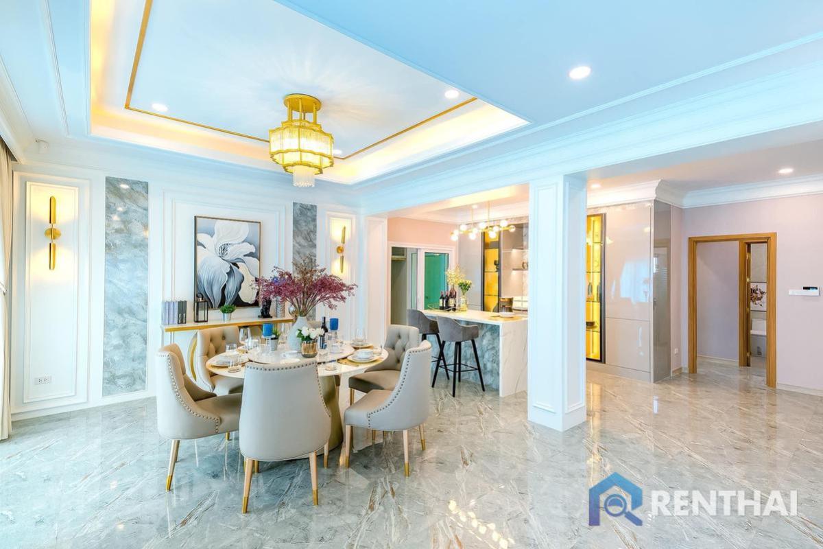 For SaleHousePattaya, Bangsaen, Chonburi : Ready to move in! 5 beds 6 baths luxury villa in Pattaya