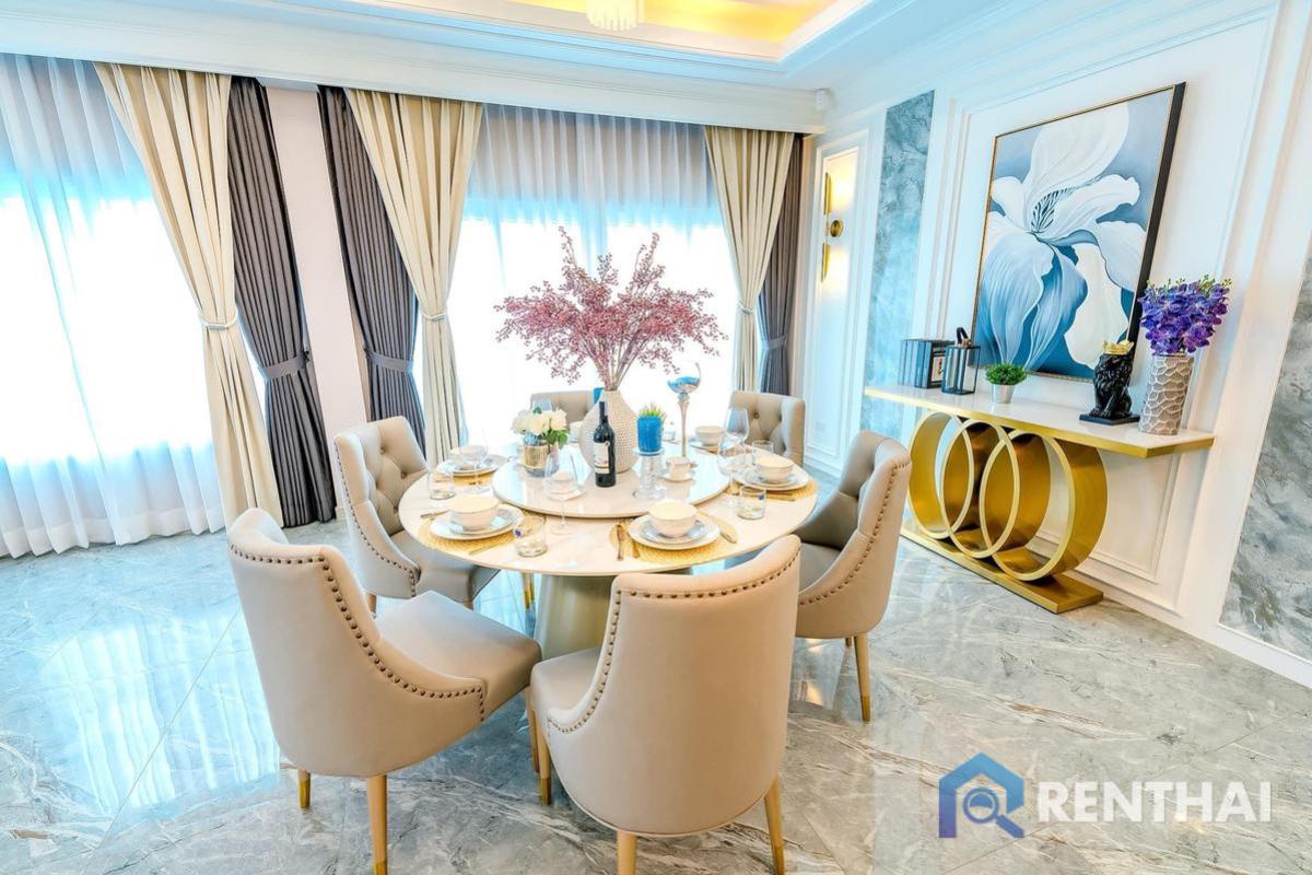 For SaleHousePattaya, Bangsaen, Chonburi : Ready to move in! 5 beds 6 baths luxury villa in Pattaya