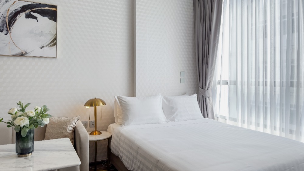 For RentCondoRatchathewi,Phayathai : 🔥Available🔥 Condo for rent, Park Origin Phayathai 1 Bedroom walk in closet 29 sq m. 🔥 Near BTS Phaya Thai, new room, high ceiling, beautifully decorated, fully furnished, free WI-FI.