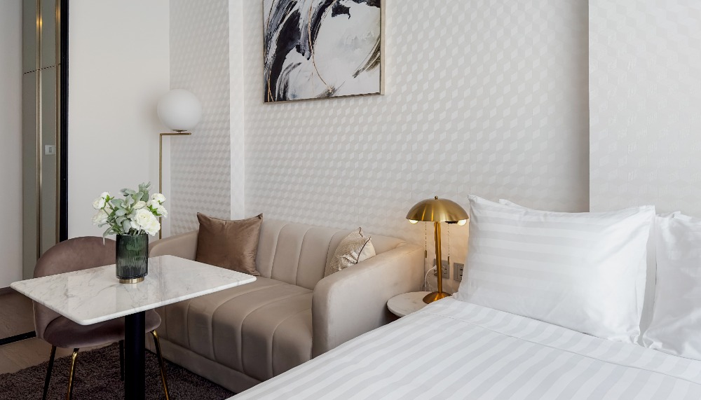 For RentCondoRatchathewi,Phayathai : 🔥Available🔥 Condo for rent, Park Origin Phayathai 1 Bedroom walk in closet 29 sq m. 🔥 Near BTS Phaya Thai, new room, high ceiling, beautifully decorated, fully furnished, free WI-FI.