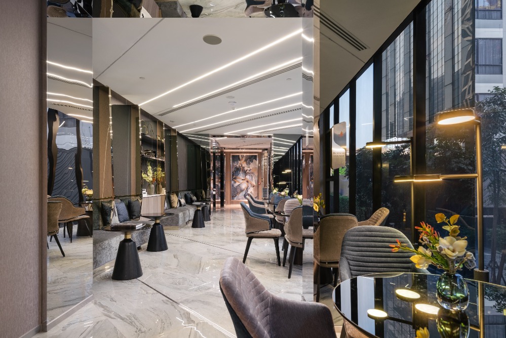 For RentCondoRatchathewi,Phayathai : 🔥Available🔥 Condo for rent, Park Origin Phayathai, 1 Bedroom 25 sq m. 🔥🔥 Near BTS Phaya Thai, only 300 meters, new room, high ceiling, beautifully decorated, fully furnished, free WI-FI.