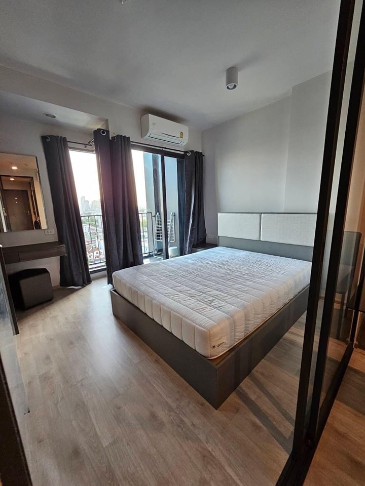 For RentCondoRatchadapisek, Huaikwang, Suttisan : IDRS101 Ideo Ratchada-Sutthisan, 14th floor, city view, 34.5 sq m., 1 bedroom, 1 bathroom, 15,000 baht. 099-251-6615