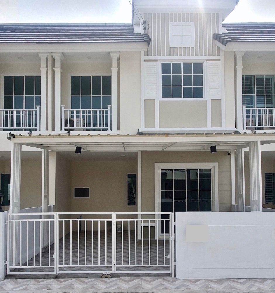 For RentTownhomeNonthaburi, Bang Yai, Bangbuathong : New home! For rent: The Hamilton Chaiyaphruek-Wongwaen. Beautiful English style house Complete central area Ready to move in