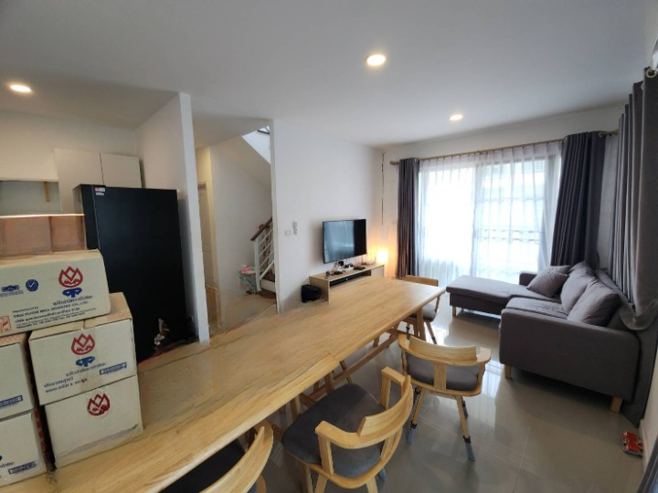 ให้เช่าบ้านนนทบุรี บางใหญ่ บางบัวทอง : ให้เช่าบ้านเดี่ยว เสนา วิลเลจ วงแหวน - บางบัวทอง ใกล้ ดูโฮม บางบัวทอง เพียง 1 นาที