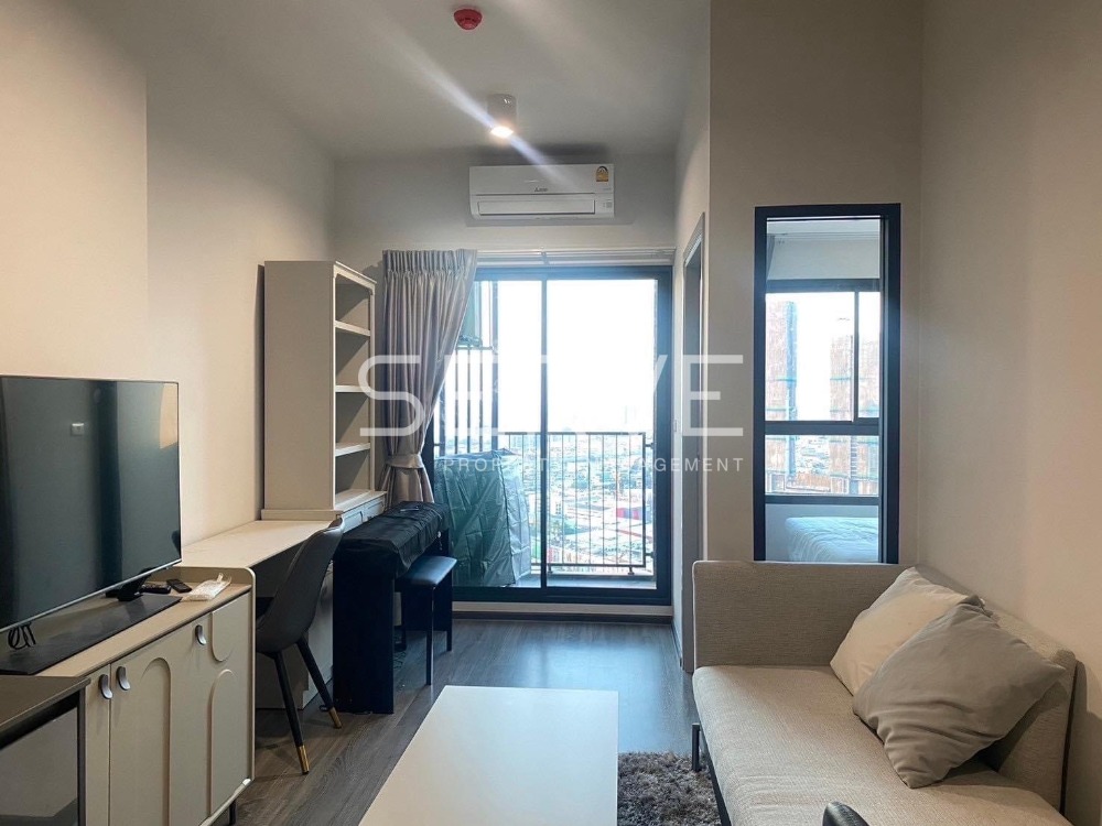 For RentCondoSiam Paragon ,Chulalongkorn,Samyan : 1 Bed 35 sq.m. Nice room Super High Fl. 35+ Good Location Close to MRT Samyan 400 m. at Ideo Chula - Samyan Condo / For Rent