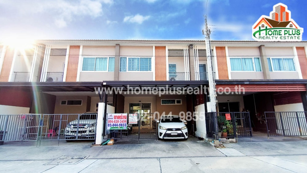 For SaleTownhomeLadkrabang, Suwannaphum Airport : Baan Ratchapruek Project Suvarnabhumi-Lat Krabang Phase 5, Soi Chalong Krung 61