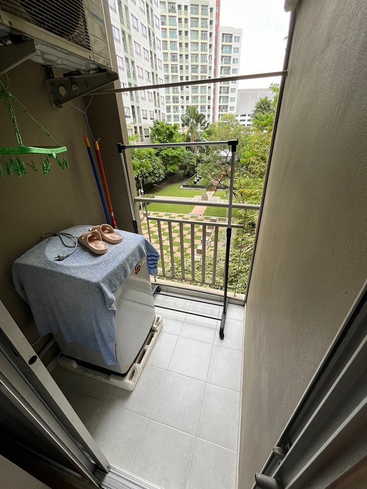 For SaleCondoNawamin, Ramindra : S-LIN124 Lumpini Ville Ramintra-Lak Si, 3rd floor, city view, 31 sq m., 1 bedroom, 1 bathroom, 1.8 million. 064-959-8900