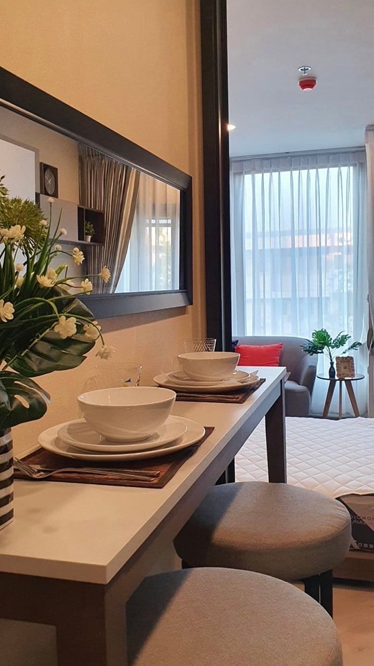 For SaleCondoVipawadee, Don Mueang, Lak Si : S-TBSM112 The Base Saphan Mai, 5th floor, garden view, 25 sq m., 1 bedroom, 1 bathroom, 2.987 million. 064-959-8900