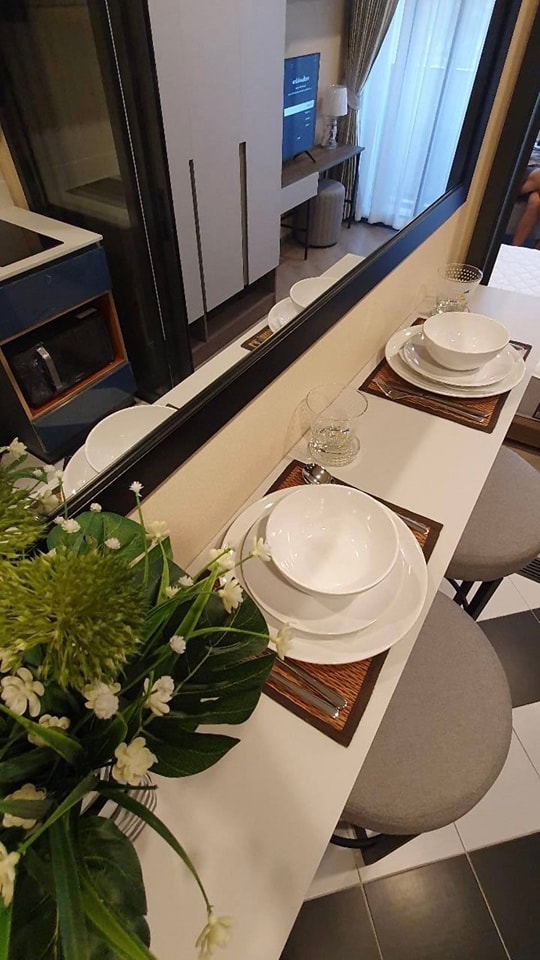 For SaleCondoVipawadee, Don Mueang, Lak Si : S-TBSM112 The Base Saphan Mai, 5th floor, garden view, 25 sq m., 1 bedroom, 1 bathroom, 2.987 million. 064-959-8900