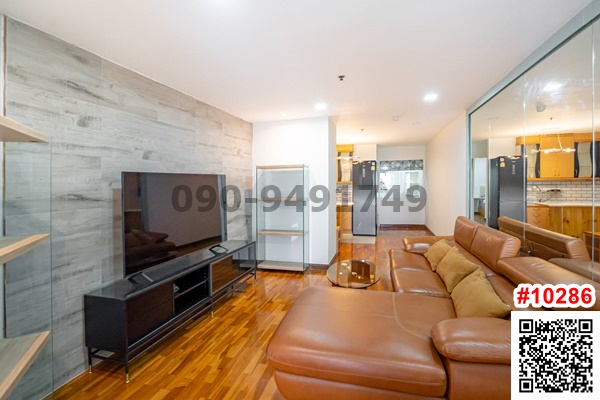 ให้เช่าคอนโดสุขุมวิท อโศก ทองหล่อ : เช่า คอนโด The Waterford Diamond Sukhumvit 2 ห้องนอน ขนาด 83 ตรม. ใกล้  BTS พร้อมพงษ์