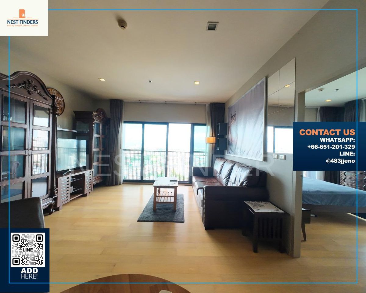 ให้เช่าคอนโดสุขุมวิท อโศก ทองหล่อ : คอนโดเอกมัย ประกาศให้เช่า 2ห้องนอน For Rent :Noble Reveal Sukhumvit 63