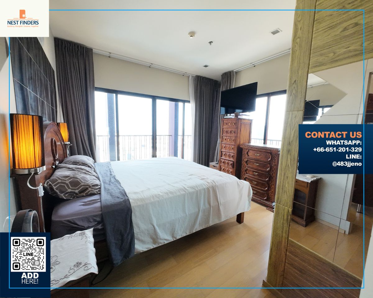 ให้เช่าคอนโดสุขุมวิท อโศก ทองหล่อ : คอนโดเอกมัย ประกาศให้เช่า 2ห้องนอน For Rent :Noble Reveal Sukhumvit 63