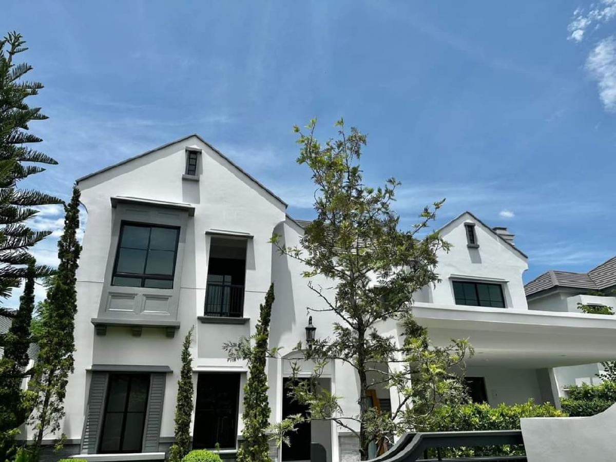 For RentHousePinklao, Charansanitwong : 🍒The newest luxurious single house for rent of the Nantawan project, NANTAWAN Pinklao-Kanchana, Super luxury 2 floors, spacious area. Ready to move in ⛲️🏠