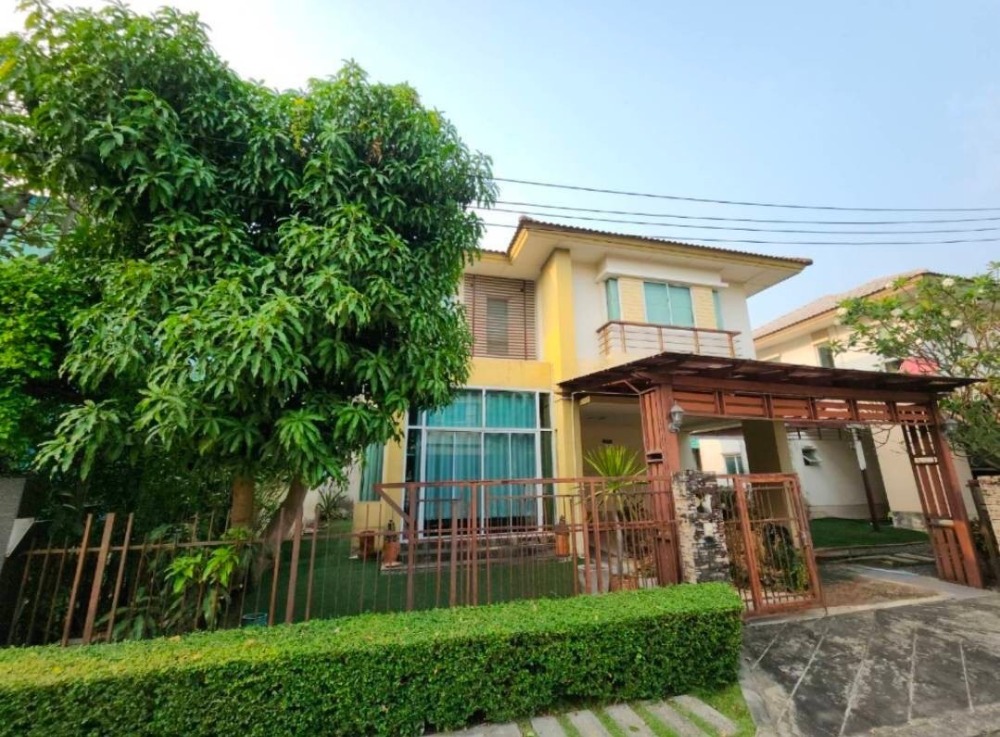 For SaleHouseNawamin, Ramindra : S-SSVR101 Detached house for sale, Setthasiri Village. Wongwaen-Ramindra, 2 floors, north side, area 53 sqw, usable area 160 sq m, 3 bedrooms, 3 bathrooms, 4.9 million 064-959-8900