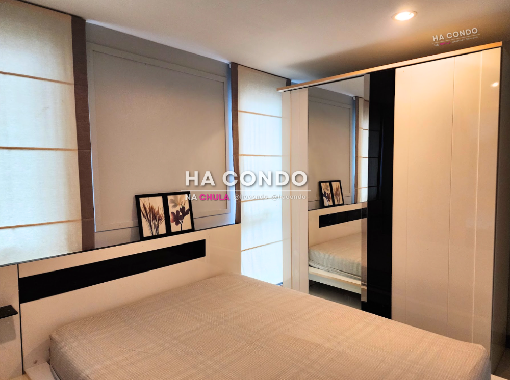 ให้เช่าคอนโดราชเทวี พญาไท : Wish @ Siam【𝐑𝐄𝐍𝐓】🔥ห้องมินิมอล สุดน่ารัก ตกแต่งสวย โทนอบอุ่น เฟอร์นิเจอร์ครบ ราคาดี🔥ติดต่อไลน์ไอดี: @hacondo