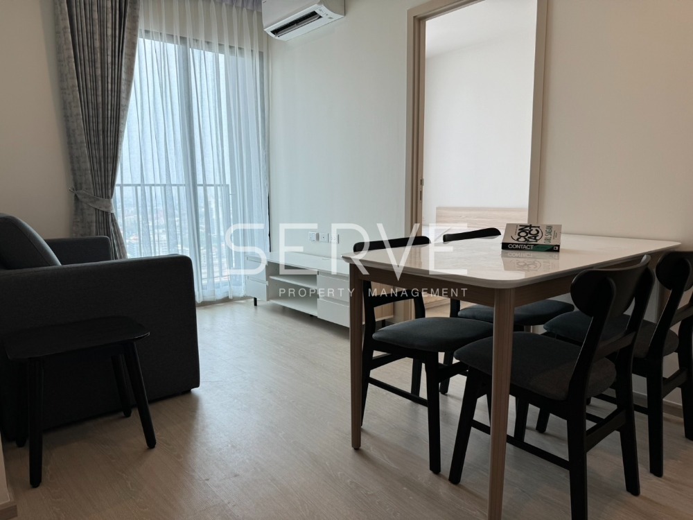 For RentCondoLadprao, Central Ladprao : 2 Bed Super High Fl. For Rent Good Location Close To MRT Latphrao @ Nue Noble Ratchada Lat Phrao