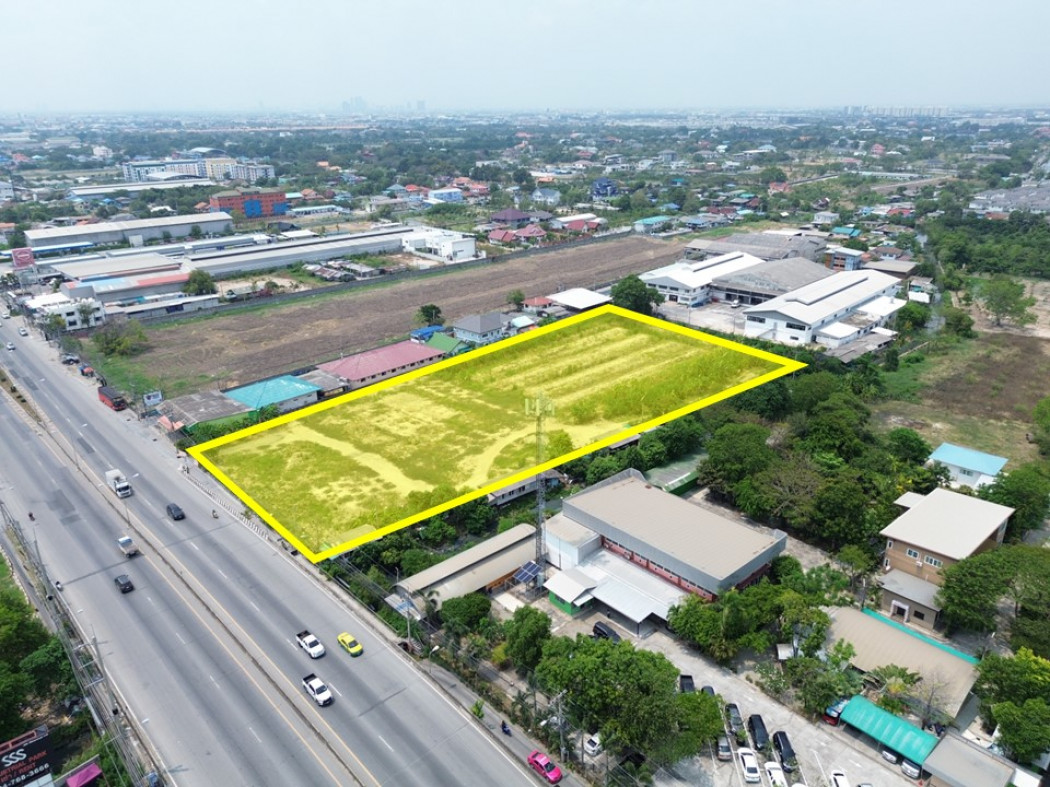 For SaleLandSamut Prakan,Samrong : Land for sale, land filled along Bang Phli Road. Along Theparak Road, 7 rai 1 ngan 25 sq w, suitable for allocation