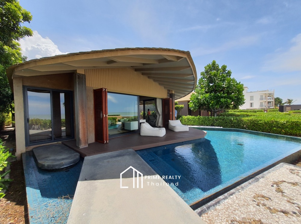 For SaleHome OfficeHuahin, Prachuap Khiri Khan, Pran Buri : 𝐋𝐮𝐱𝐮𝐫𝐲 𝐁𝐞𝐚𝐜𝐡𝐟𝐫𝐨𝐧𝐭 𝐏𝐨𝐨𝐥 𝐕𝐢𝐥𝐥𝐚 𝟔𝟐 𝐌𝐁. @𝐂𝐡𝐚𝐚𝐦