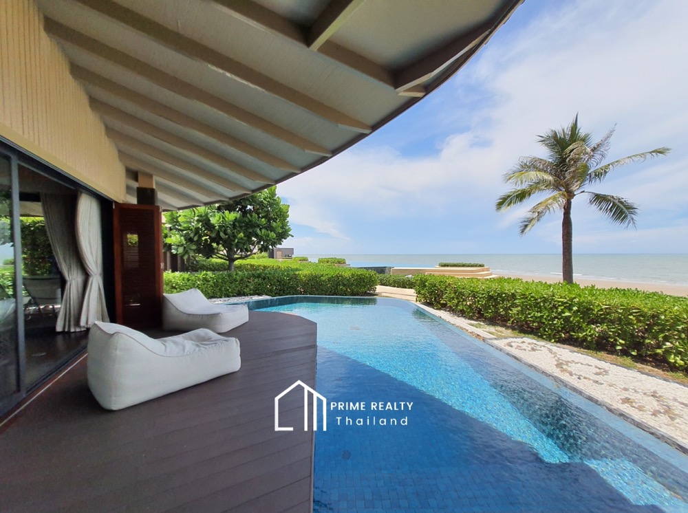 For SaleHome OfficeHuahin, Prachuap Khiri Khan, Pran Buri : 𝐋𝐮𝐱𝐮𝐫𝐲 𝐁𝐞𝐚𝐜𝐡𝐟𝐫𝐨𝐧𝐭 𝐏𝐨𝐨𝐥 𝐕𝐢𝐥𝐥𝐚 𝟔𝟐 𝐌𝐁. @𝐂𝐡𝐚𝐚𝐦