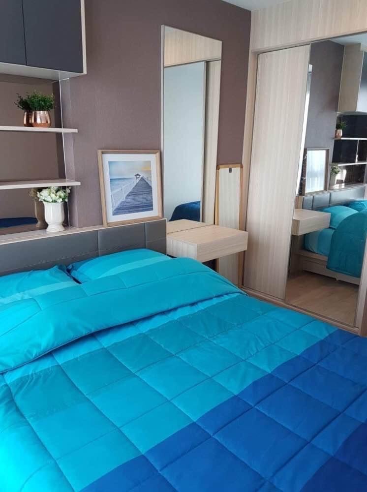 For RentCondoBangna, Bearing, Lasalle : IDO2114 Condo for rent Ideo O2, 12th floor Building B Pool view 33 sq.m. 1 bedroom 1 bathroom 14,000 Baht 095-392-5645