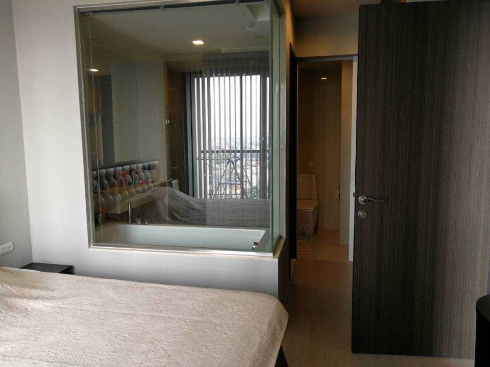 For SaleCondoOnnut, Udomsuk : S-RHS109 Condo for sale, Rhythm Sukhumvit 44/1, 22nd floor, city view, 45 sq.m. 1 bedroom 1 bathroom 8.24 million 064-959-8900