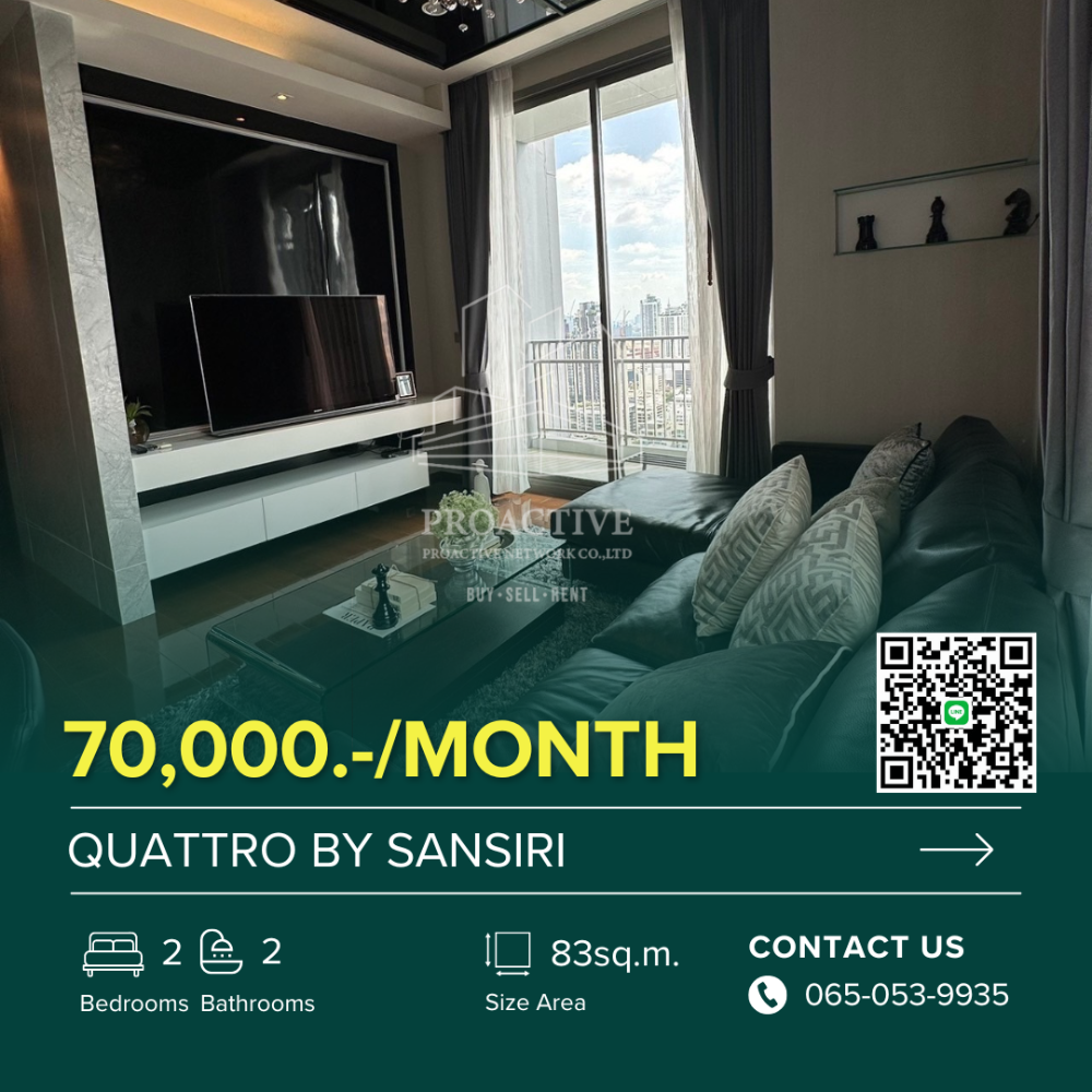 ให้เช่าคอนโดสุขุมวิท อโศก ทองหล่อ : Rent 2BR Fully Furnished Ready to move Call 065-053-9935 Gunn