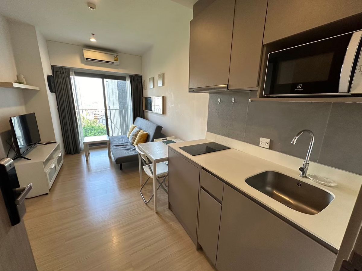 For RentCondoOnnut, Udomsuk : Condo For Rent | Near True Digital Park with Garden View “Whizdom Connect Sukhumvit” 28 Sq.m. Near BTS Punnawithi