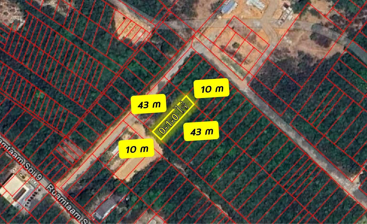 For SaleLandHatyai Songkhla : Land for sale 100 sq m, Hat Yai, Songkhla.