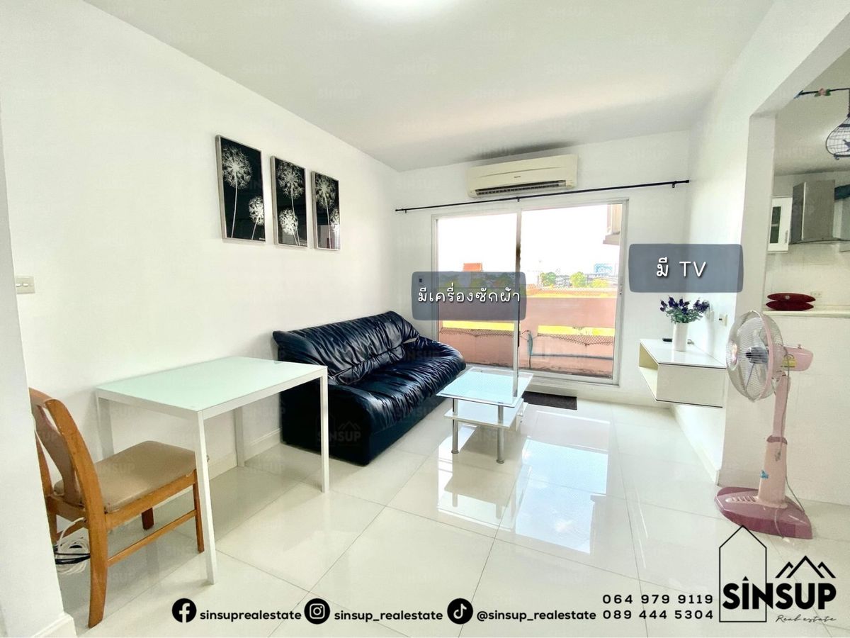 For RentCondoRattanathibet, Sanambinna : ⭐️ For Rent: Baansuanton Rattanathibet Condo | 2 Bedrooms | 60 sq.m. | Behind Central Rattanathibet | Fully Furnished 