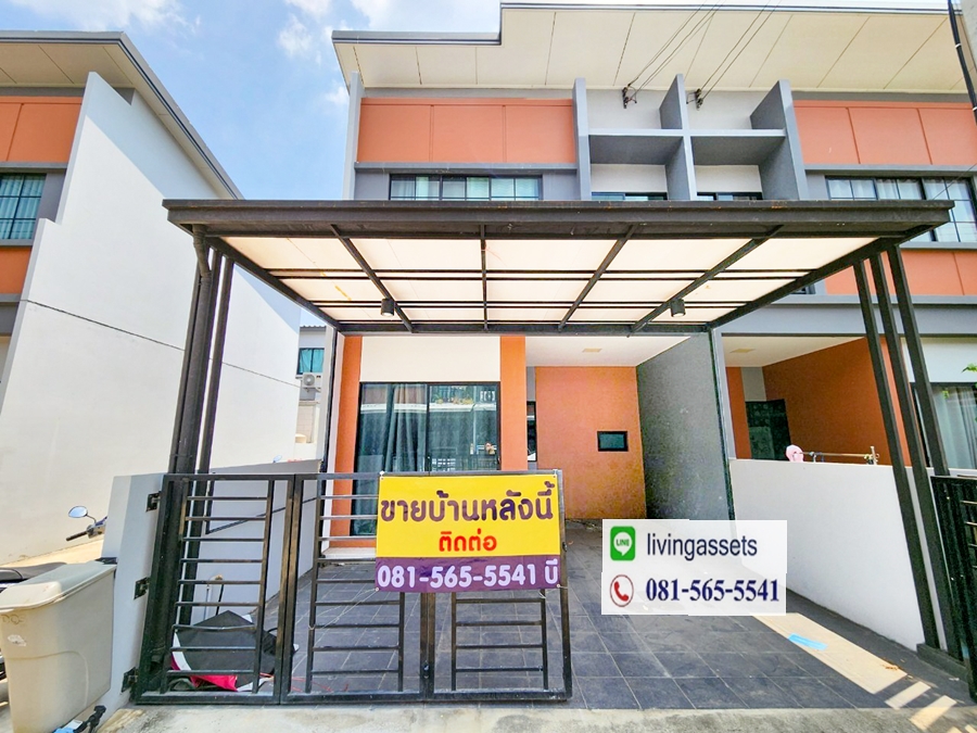 For SaleTownhomePathum Thani,Rangsit, Thammasat : Townhome for sale, Siri Place Navanakorn, SIRI PLACE Navanakorn, corner unit, already added, near Rong Kluea Market, Navanakorn.