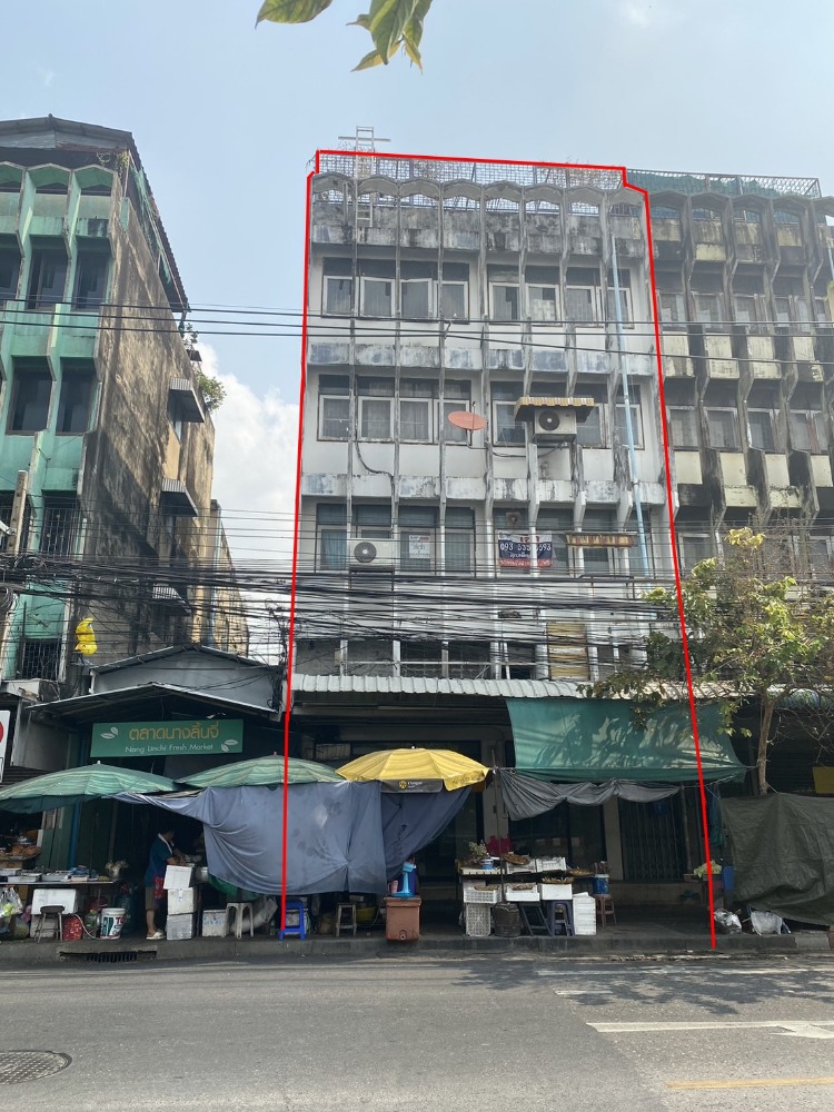 For RentShop HouseRama3 (Riverside),Satupadit : For rent, 1st floor, shophouse, 2 rooms, in front of Nang Linchi Market.